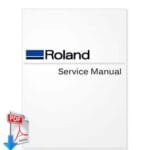 ROLAND VersaCAMM VP-540 Service Manual