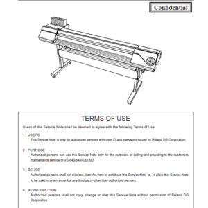 Roland Service Manual