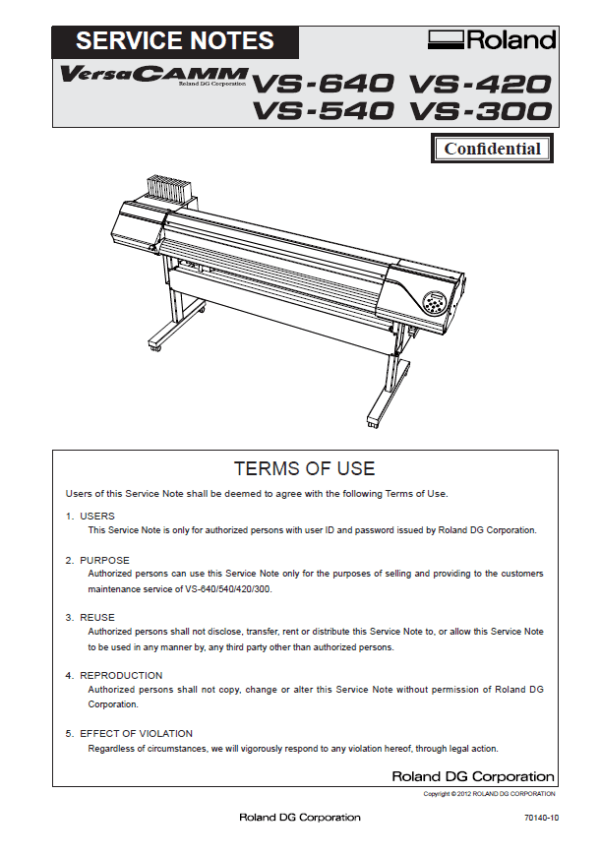 Roland Service Manual